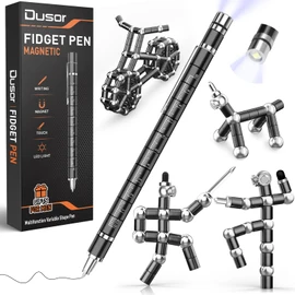 Dusor Gifts for Men Fidget Pen, Valentines Day Gifts for Him Teen Boy Multifunction Pen, Anniversary Birthday Gift for Men Dad Him Husband, Mens Valentines Day Gift, Cool Stuff Gadgets for Son Teens
