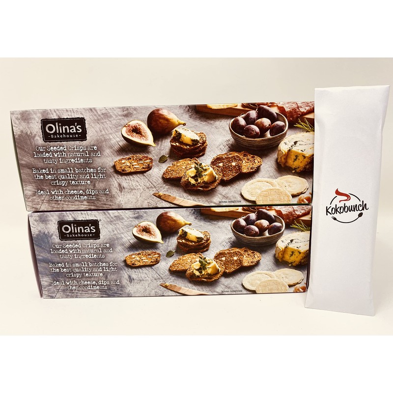 Olinas Bakehouse Seeded Artisan Crisps Cracker Variety Pack | Fig