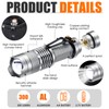 20 Pieces LED Flashlight Torch Mini 3 Mode Tactical Flashlights