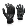 VGO NGG X1 Seamless Utility Gloves, Mechanic Gloves,Knuckle Impacted Work