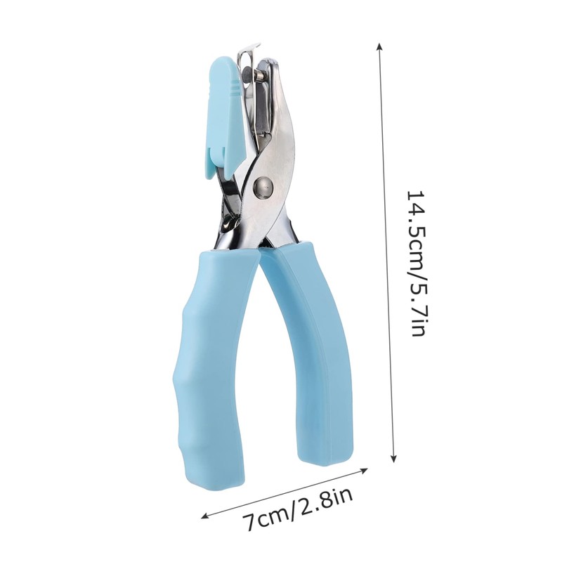 KONTONTY Leather Hole Punch Tool Durable Strap Punching Pliers with