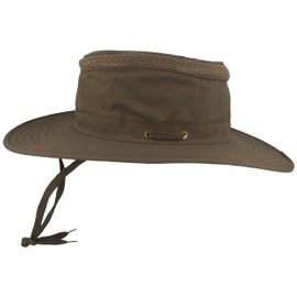 Breiter Safari Hat | Bush Hat | Sun Hat - with UV Protection 30+ - Breathable, Lightweight & Foldable with Adjustable Chin Strap & Secret Pocket, olive