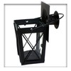 Kieskönig CA156900003_AZ004 Metal Mini Lantern, Black Garden Lantern, Hanging Lantern,