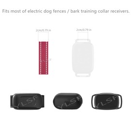 Dog Replacement Collar Strap for Electronic Fence Training Barking Collar GPS Tracker Receiver Compatible with Almost All Brands and Models of Electric Collar 3/4 Inch Nylon Collar Strap
