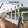 Huepar Laser Level 360 Self Leveling, Rechargeable Green Laser 3x360°