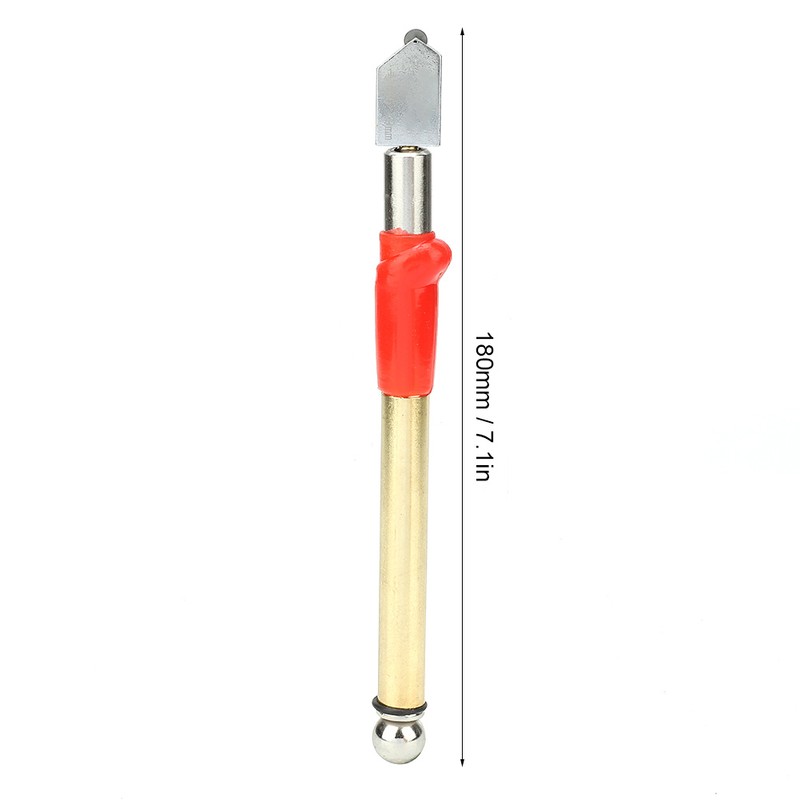 1Pc Metal Handle Roller Glass Push Knife Tile Cutter Mirror