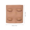 Replacement Eyelids for Lash Mannequin Head Removable Eyelids with Eyelashes
