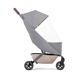 Joolz AER+/2 Buggy Rain Cover - Windproof & Waterproof Winter Stroller Accessory - Clear Baby Travel Weather Shield for Sun, Dust, and Snow Protection - Compact and Easy Storage - Grey