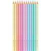 Faber Castell Colouring Pencils Sparkle Pastel Pack of 12 Metal