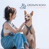 CROWN KONI Dog Harness, Tracheal Deflection, Easy Installation, Quick Pull