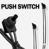 Miayaya 2 Pack Push Button Switch ZING Ear ZE-107S ON-Off