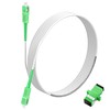SpeedyCables SC/APC Armored Fiber Optic Cable 1m/3ft - OS2 Single