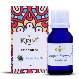 Krivi Juniper Berry Essential Oil 15ml (Pack of 1)