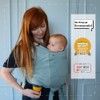 Caboo Lite Baby Carrier - Alloy | One Size Multi-Position