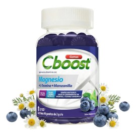Gomitas Magnesio Cboost Teanina Manzanilla Unidades