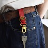 TAVARAT Tps-002 Keychain, Genuine Leather, Made in Japan, Himeji Leather,