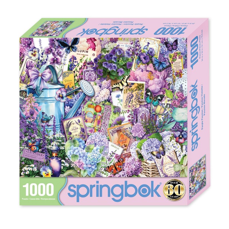 Springbok Purple Passion 1000 Piece Jigsaw Puzzle for Adults -