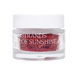 THE FULLEST - Strands of Sunshine Saffron Threads - All-In-One Pure Saffron Threads for Tea, Infusions, and Cooking, Sugar-Free, Vegan, and Gluten-Free, 3g Pure Stigma, 90 Servings