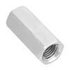 2 Piece Long Rod Nut Galvanised Steel M16*50 Long Hex