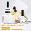 OpenLive 3PCS 16.5ml Quick Dry Base and Top Coat Nail