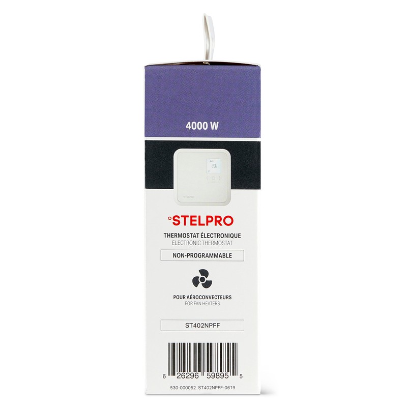Stelpro Non-Programmable Electronic Thermostats for Fan Heaters and Fan-Forced Units