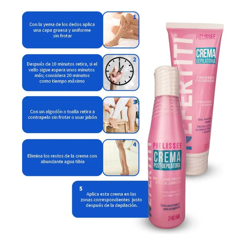 Crema Depiladora Y Post - Brazos Area De Bikini Hombre