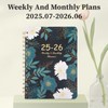 Student Planner 2025-2026, School Planner 2025-2026,Monthly and Weekly Agenda for