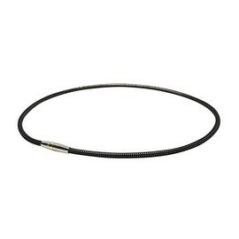 Phiten RAKUWA Magnetic Titanium Necklace, Metal Top, 19.7 inches (50 cm)