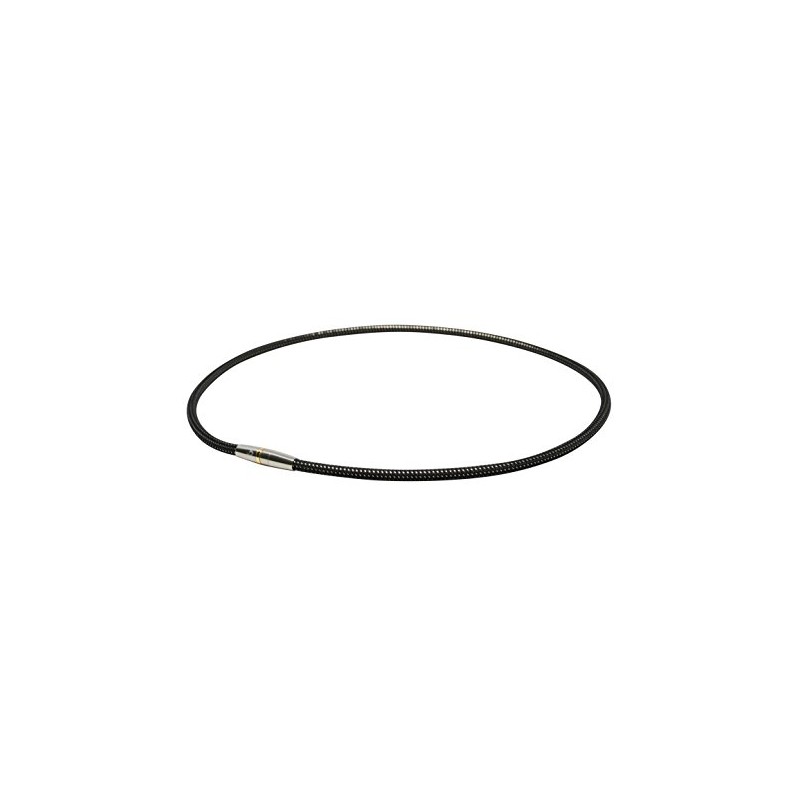 Phiten RAKUWA Magnetic Titanium Necklace, Metal Top, 19.7 inches (50