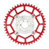 2pcs 104BCD Chainring Adapter Tooth Plate Aluminum Alloy 46T Mid