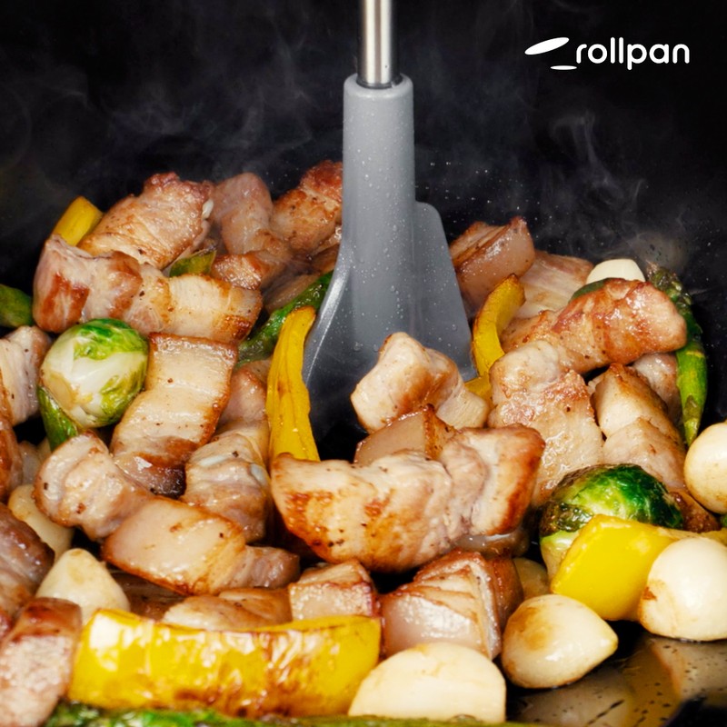 바이탈플랜트 롤팬 크림 뉴오리지널 자동회전냄비 VitalPlant Roll Pan Cream New