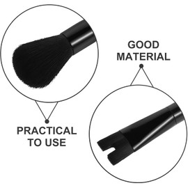 Brocha de Maquillaje para Contorno de Nariz Diseño Retráctil, Pincel Versátil de Plástico y Nailon para Puente Nasal Alto y Aplicación de Corrector en Rostro