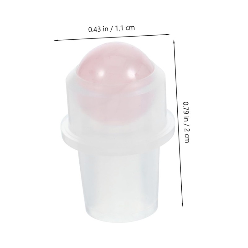 MERRYHAPY Essential Oil Roller Bottles 6 Pack Replacement Balls for