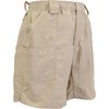 AFTCO Bluewater M01L Long Traditional Fishing Shorts - Khaki -
