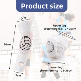 12 Pairs Volleyball Arm Sleeves and Knee Pads Set for Women Soft Breathable Dance Knee Pads Knee Protector Volleyball Gear Volleyball Passing Sleeves with Pads and Thumb Hole for Volleyball Dance