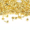 500 PCS Paper Fasteners, baotongle Brass Plated Scrapbooking Brads Round