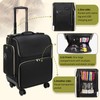 OCHEAL Hairstylist Traveling Case with 4 Clear Travel Makeup Bags