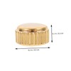 Healeved 5pcs Watch Crowns for Watch Repair Professional Replacement Parts