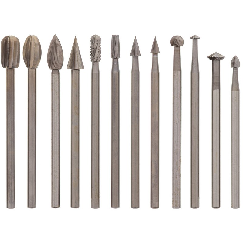 Wax Bur Set, Large Burs, Set of 12 | BUR-935.05