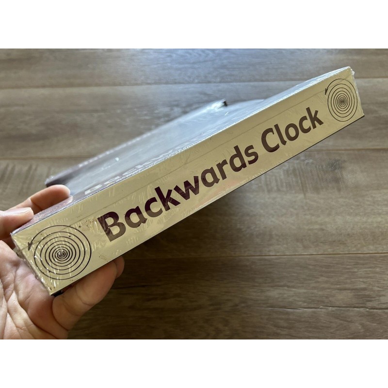 Accoutrements Archie McPhee Accoutrements Backwards Clock New & Sealed Novelty