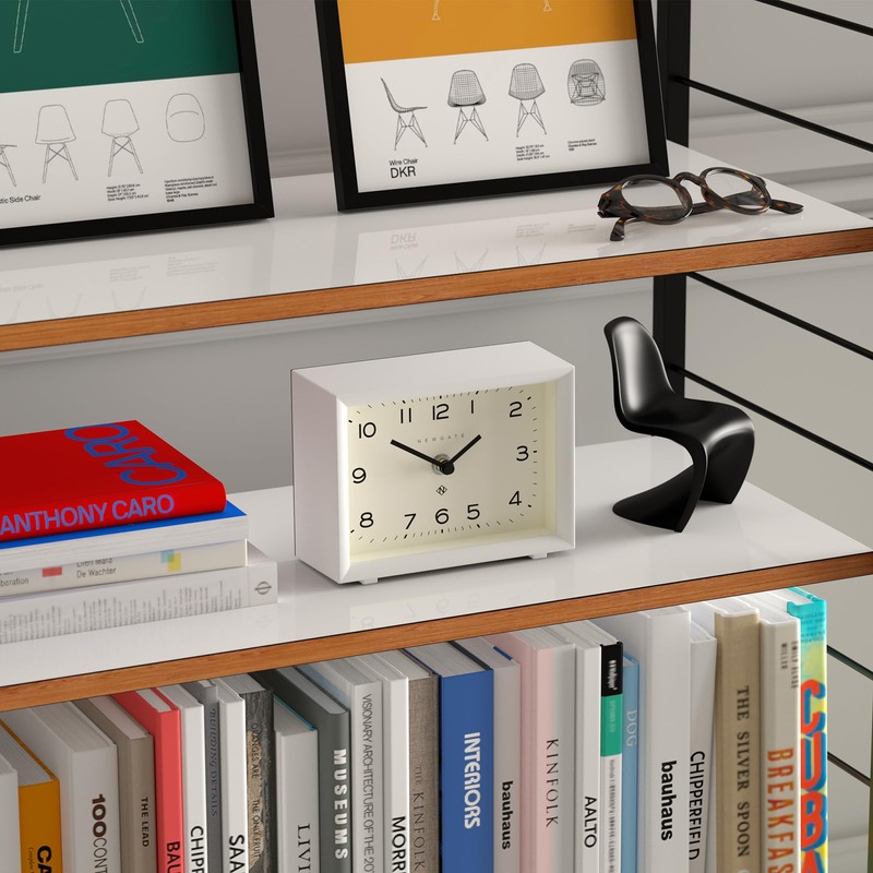 NEWGATE® 'Henry' mantel clock - contemporary rectangular design-led clock in