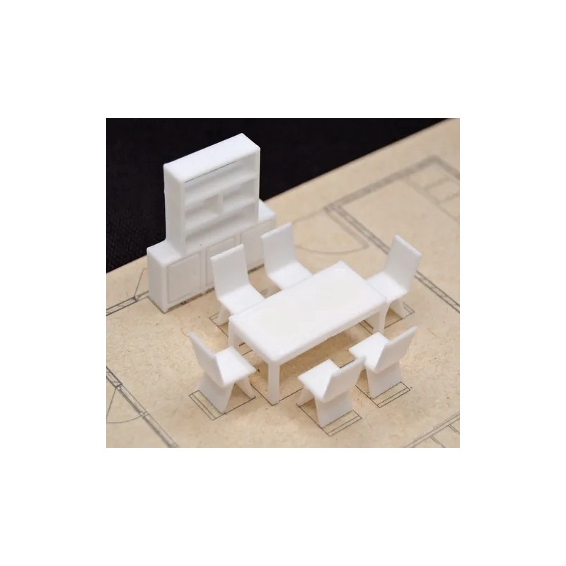- Muebles Para Maquetas Set Casa Habitación Escala 150 -