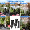 Water fountain nozzle for Garden, Ponds, Tabletop Fish Ponds, 8