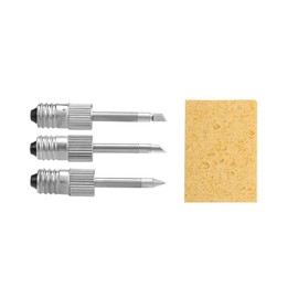 Lamsimoy 3Pcs Brass Soldering Tips USB Soldering Iron Welding Soldering Tips for E10 Interface Soldering Stations