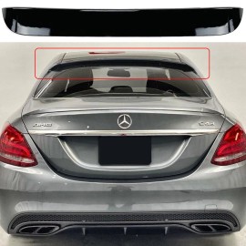 Hyper Wings GLOSS BLACK ROOF Spoiler Wing For Mercedes W205 C Class 4dr 2015-2019 2020 2021