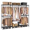 CASAMAYA Clothes Rack, Portable Closet, 80.7 Inch Extra Large Capacity