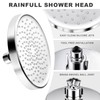 ALEASHA High Pressure Rain Shower Head, 6 Inch 1.8GPM Fixed