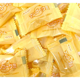 Crait Kasugai Frutia Mango Gummy Candy Pack of 2 Gluten-Free Candy, Individually Wrapped Candy, Japanese Candy, Kasugai Gummy Candy