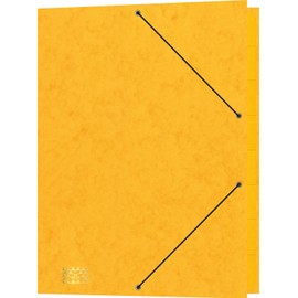 Elasticated Folder 25 cm Yellow