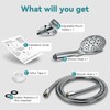 JDO Shower Head with Handheld, 6 Spray Settings High Pressure
